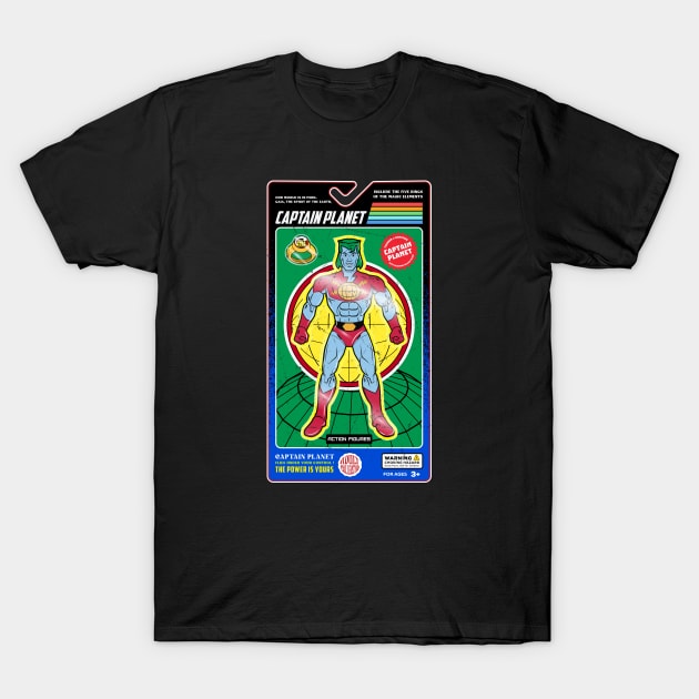 Captain planet action figures T-Shirt by redwane